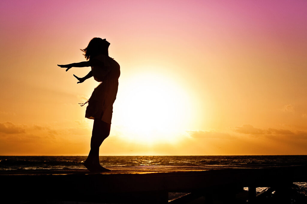 Woman Sunset