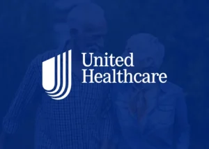 UnitedHealthcare health insurance logo on a blue background